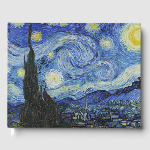 Van Gogh's Classic Painting The Starry Night Guest Book