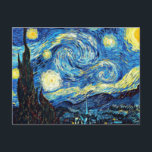 Van Gogh's famous painting, Starry Night Postcard<br><div class="desc">Van Gogh's famous painting,  Starry Night. Best seller!</div>