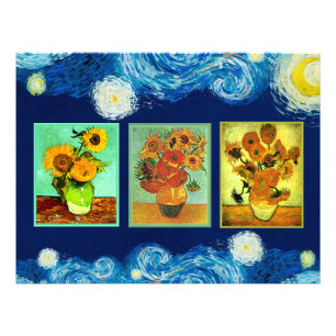 Van Gogh's famous Sunflowers Photo Print