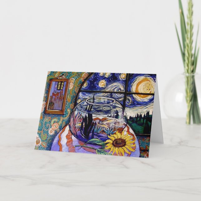 Van Gogh's Fishbowl Card (Front)