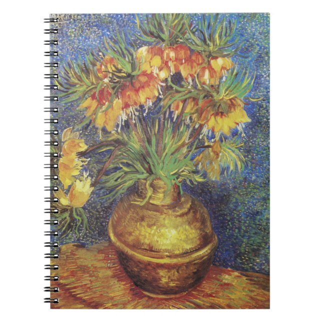 van Gogh's Imperial Fritillaries in a Copper Vase  Notebook (Front)