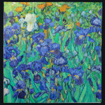 Van Gogh's Irises, famous painting, remixed Napkin<br><div class="desc">Van Gogh's Irises,  famous painting,  remixed
    van gogh ,  aesthetic backgrounds ,  art ,  background  ,  bloom ,  
    blossom ,   blue ,  botanical</div>