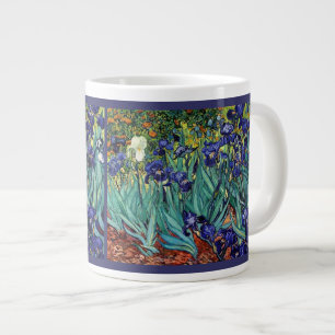 Van Goghs Irises Jumbo Mug. Large Coffee Mug