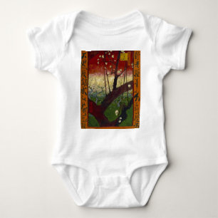 Van Gogh's Japonaiserie after Hiroshige Baby Bodysuit