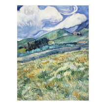 Van Gogh's Landscape from Saint-Rémy (1889)