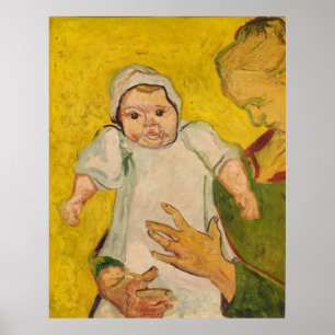 Van Gogh's "Mother Roulin and Her Baby" (1888) Poster