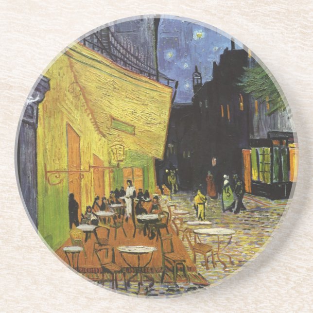 Van Gogh's Night Cafe Coaster (Front)