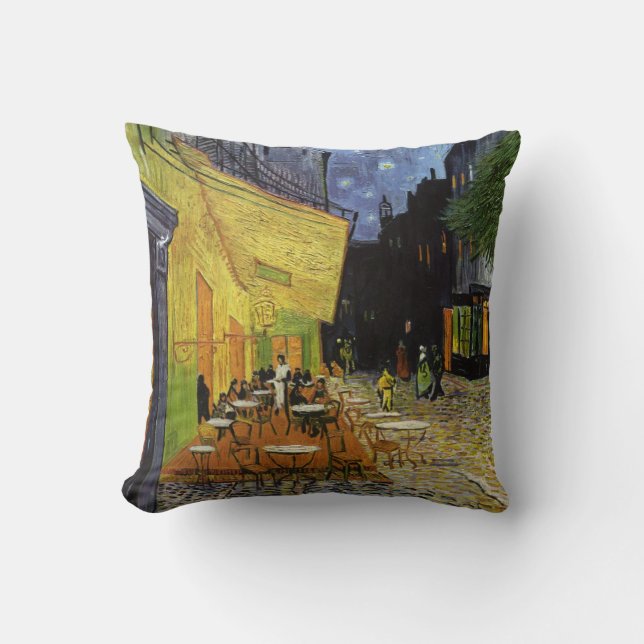 Van Gogh's Night Cafe Cushion (Front)