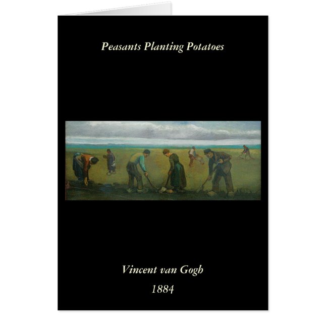 Van Gogh's Peasants or Farmers Planting Potatoes (Front)