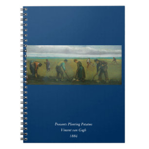 Van Gogh's Peasants or Farmers Planting Potatoes Notebook