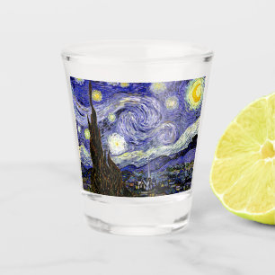 Van Gogh's Starry Night, 1889 Shot Glass