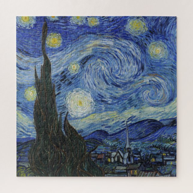 Van Gogh's Starry Night Jigsaw Puzzle (Vertical)