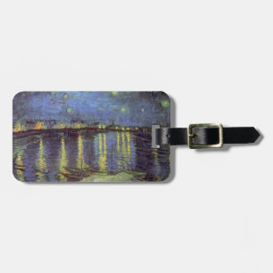 Van Gogh's Starry Night Painting Luggage Tag
