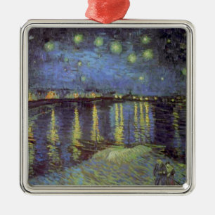 Van Gogh's Starry Night Painting Metal Tree Decoration