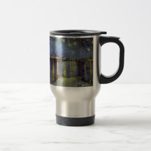 Van Gogh's Starry Night Painting Travel Mug