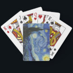 Van Gogh's Starry Night Playing Cards<br><div class="desc">The Starry Night by Van Gogh. 
Please visit my store for more interesting design and more colour choice =>  zazzle.com/iwheels*</div>