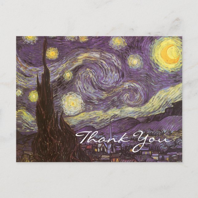 Van Gogh's Starry Night Postcard (Front)