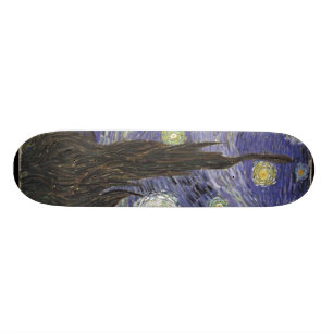 Van Gogh's Starry Night Skateboard