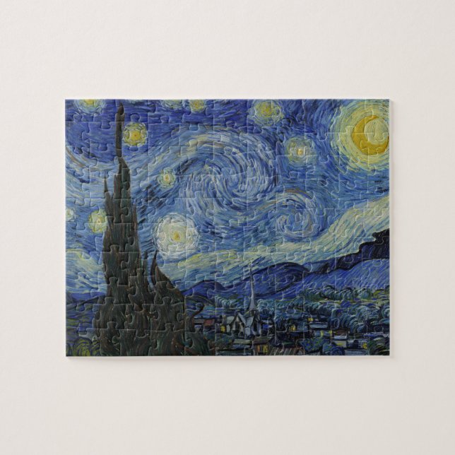 Van Gogh's Starry Night: Whirlwind of Dreams Jigsaw Puzzle (Horizontal)