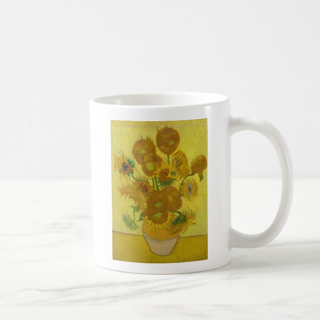 Van Gogh's Sunflowers Coffee Mug (Right)