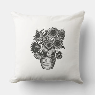 Van Gogh's Sunflowers Cushion