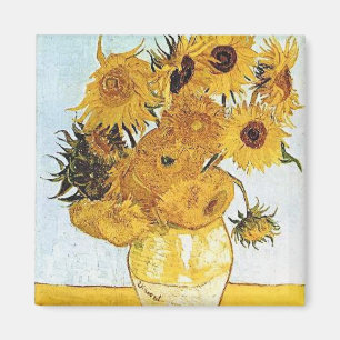 Van Gogh's Sunflowers Magnet
