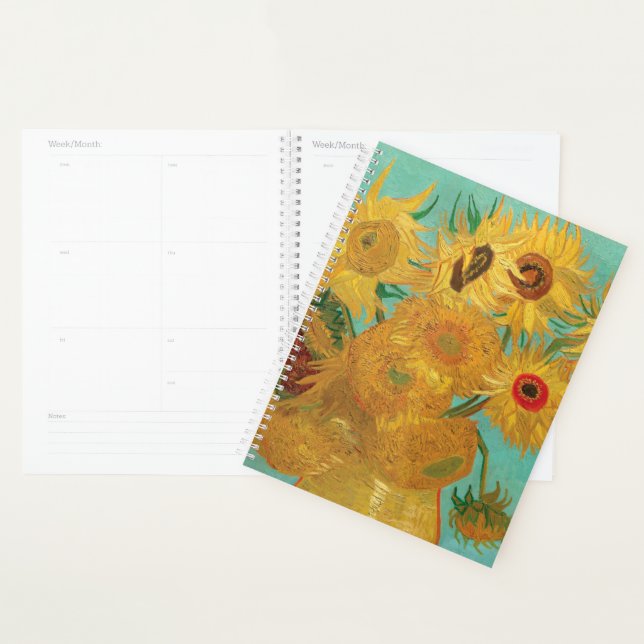 Van Gogh's Sunflowers Planner (Display)