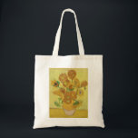 Van Gogh's Sunflowers  Tote Bag<br><div class="desc">Sunflowers by Vincent van Gogh (1888)</div>