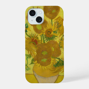 Van Gogh's Sunflowers Vintage Fine Art  iPhone 15 Case