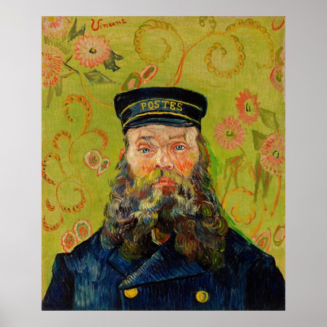 Van Gogh's The Postman (Joseph Roulin) Poster (Front)