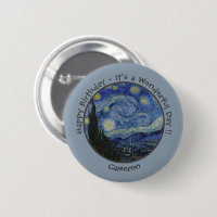 van Gogh's The Starry Night Party Items Collection