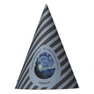 van Gogh's The Starry Night Party Items Collection Hat