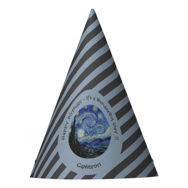 van Gogh's The Starry Night Party Items Collection Hat (Front)