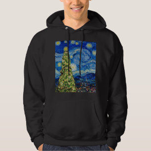 Van Gough Starry Night - Christmas Tree Hoodie