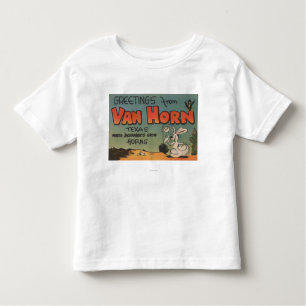 Van Horn, Texas (Jackrabbit & Crow) Toddler T-Shirt