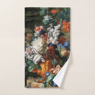 Van Huysum’s Bouquet of Flowers art hand towel