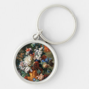 Van Huysum’s Bouquet of Flowers key chain