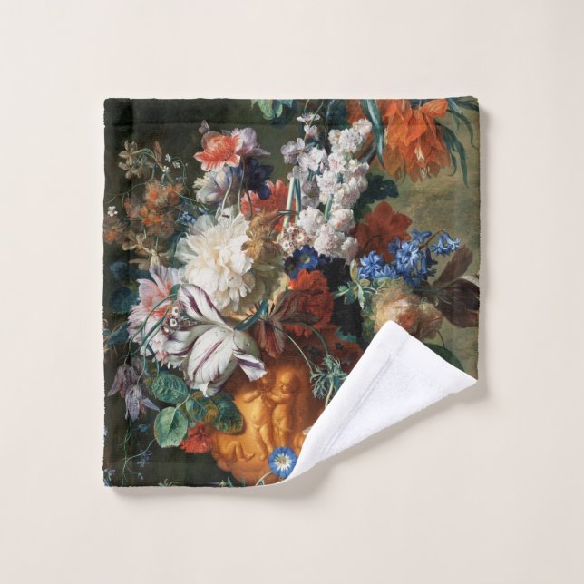 Van Huysum’s Bouquet of Flowers wash cloth (Wash Cloth)