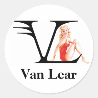 Van Lear Round Sticker