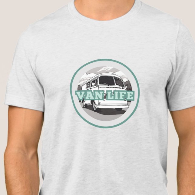 Van Life, aqua design Tri-Blend Shirt (Creator Uploaded)