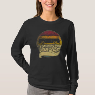 Van Life Camper Camp Retro 70s 80s Vintage Rv Camp T-Shirt