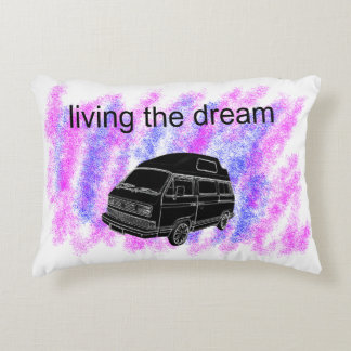 Van life camper van decorative cushion