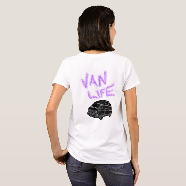 Van life camper van T-Shirt (Back Full)