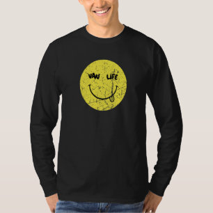 Van Life Happy Camper Van Camping Travel Nomad T-Shirt