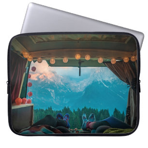 Van Life in Mountains Dolomiti di Brenta, Italyvan Laptop Sleeve