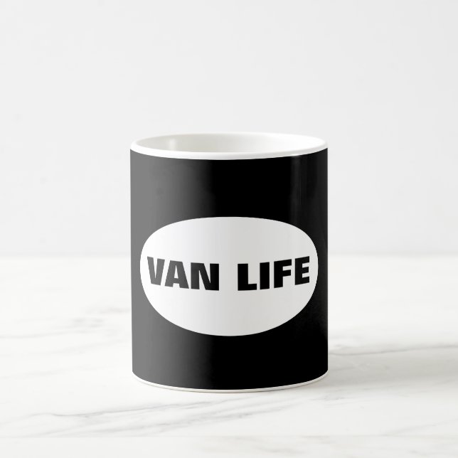Van Life Nomad Adventure Travel and Camping Coffee Coffee Mug (Center)