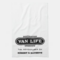 "Van Life" Personalised Kitchen Towel