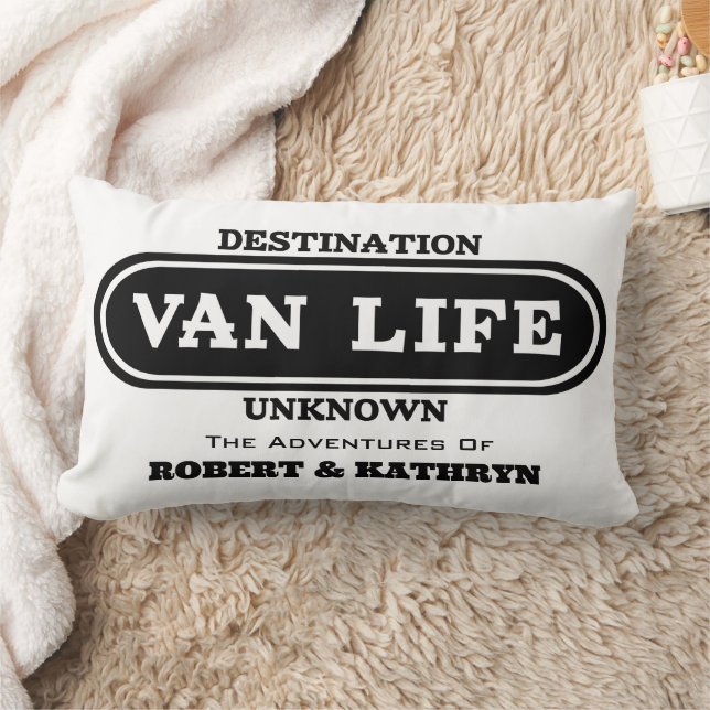 "Van Life" Personalised  Lumbar Pillow (Blanket)