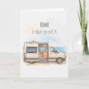 Van Life Travel Greeting Card