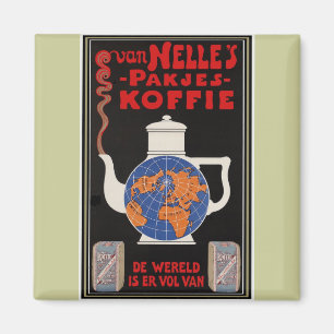 Van Nelle's Coffee - Vintage Advertising Magnet